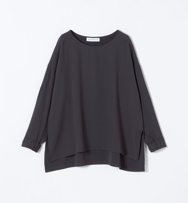 quaranciel「《予約》quaranciel:〈洗濯機可能〉ジョーゼット ニュアンス  T-ブラウス」|シャツ・ブラウス|