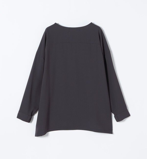 quaranciel「《予約》quaranciel:〈洗濯機可能〉ジョーゼット ニュアンス  T-ブラウス」|シャツ・ブラウス|