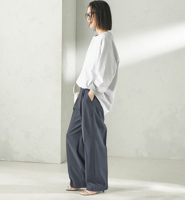 SHIPS for women「【SHIPS別注】onit: ヘンリー ネック プルオーバー」|Tシャツ・カットソー|