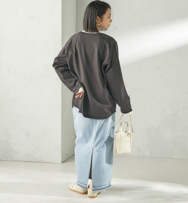 SHIPS for women「【SHIPS別注】onit: ヘンリー ネック プルオーバー」|Tシャツ・カットソー|