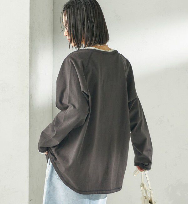 SHIPS for women「【SHIPS別注】onit: ヘンリー ネック プルオーバー」|Tシャツ・カットソー|