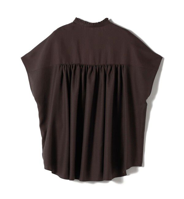 SHIPS for women「〈手洗い可能〉襟 フリル バック ギャザー ブラウス」|シャツ・ブラウス|