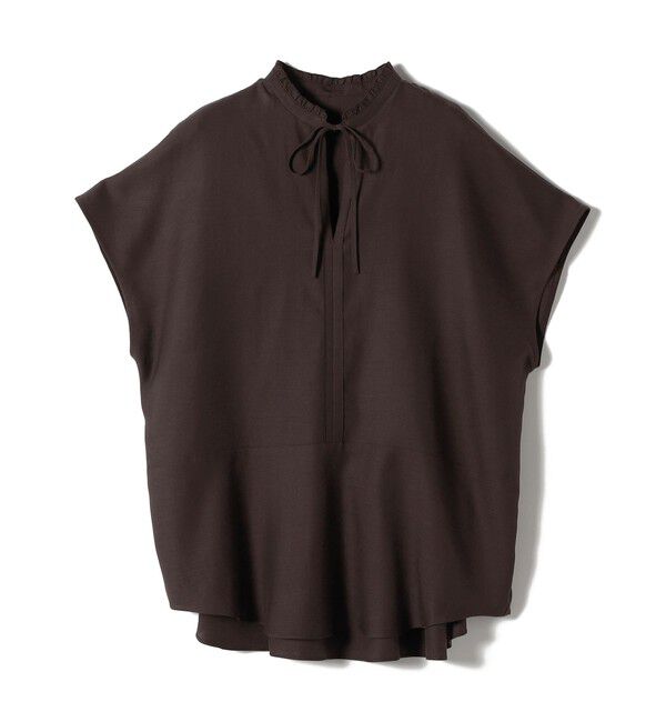 SHIPS for women「〈手洗い可能〉襟 フリル バック ギャザー ブラウス」|シャツ・ブラウス|