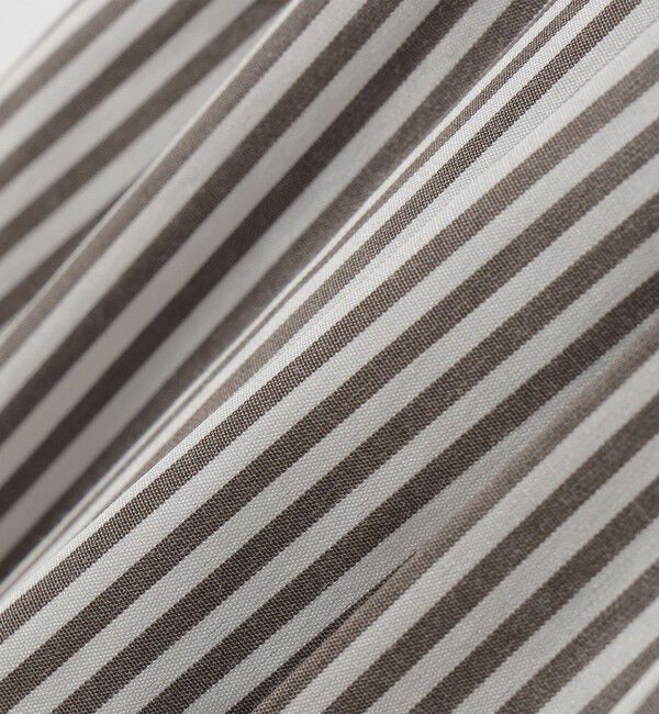 SHIPS for women「《予約》【WEB限定】〈手洗い可能〉ストライプ サイド タック ワンピース」|ワンピース|