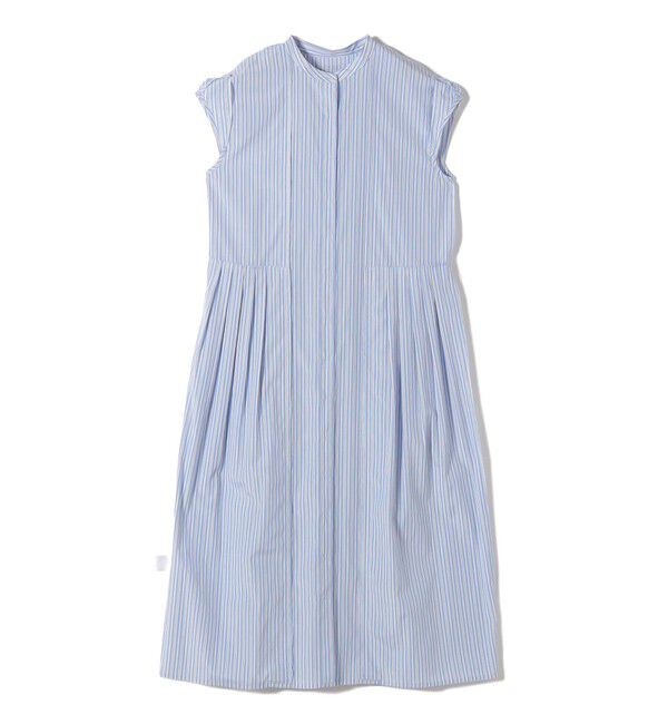 SHIPS for women「《予約》【WEB限定】〈手洗い可能〉ストライプ サイド タック ワンピース」|ワンピース|