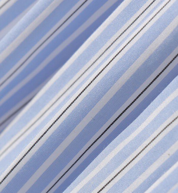 SHIPS for women「《予約》【WEB限定】〈手洗い可能〉ストライプ サイド タック ワンピース」|ワンピース|