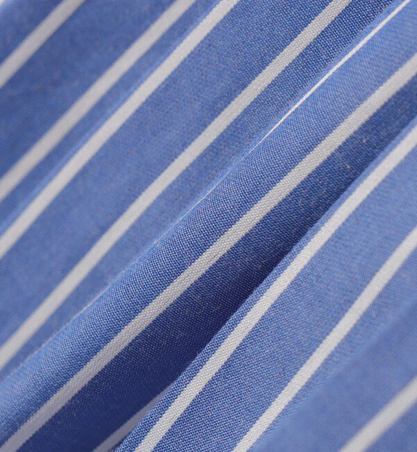 SHIPS for women「《予約》【WEB限定】〈手洗い可能〉ストライプ サイド タック ワンピース」|ワンピース|