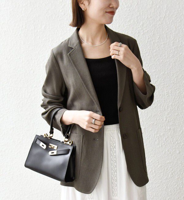 SHIPS any「《予約》SHIPS any: 〈手洗い可能〉リネンミックス テーラード ライト ジャケット」|テーラードジャケット|