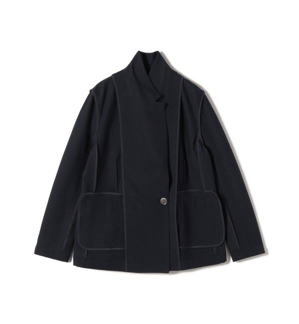 SHIPS for women「《予約》〈手洗い可能〉サッカー ダブル ブレスト ジャケット」|テーラードジャケット|