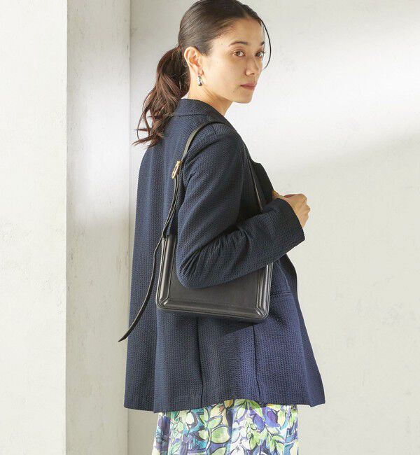 SHIPS for women「《予約》〈手洗い可能〉サッカー ダブル ブレスト ジャケット」|テーラードジャケット|