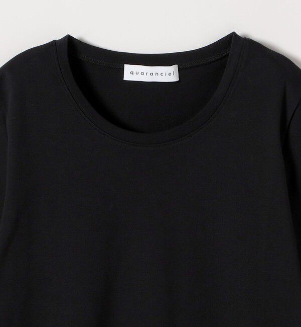 quaranciel「《予約》quaranciel:〈接触冷感/汗染み防止加工/洗濯機可能〉ベーシック コンパクト TEE」|Tシャツ・カットソー|