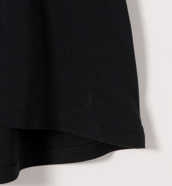 quaranciel「《予約》quaranciel:〈接触冷感/汗染み防止加工/洗濯機可能〉ドッキング Aライン カットソー」|Tシャツ・カットソー|