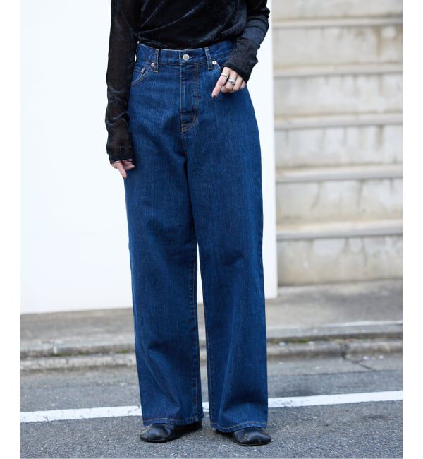 OUTDOOR PRODUCTS Usual Things「追4 ULTデニムハイライズルーズ5PKT」|デニム|