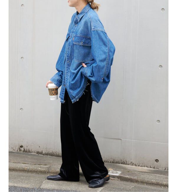 OUTDOOR PRODUCTS Usual Things「追加3 ULTデニムワーカーシャツ」|シャツ・ブラウス|