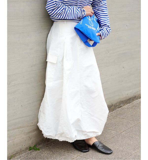OUTDOOR PRODUCTS Usual Things「WEB・横浜店限定カラーあり ドロストバルーンカーゴスカート」|スカート|