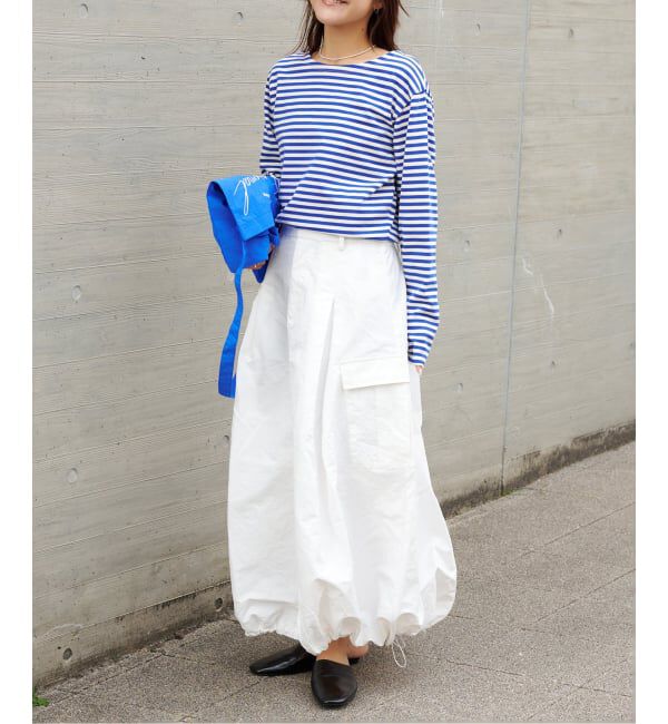 OUTDOOR PRODUCTS Usual Things「WEB・横浜店限定カラーあり ドロストバルーンカーゴスカート」|スカート|