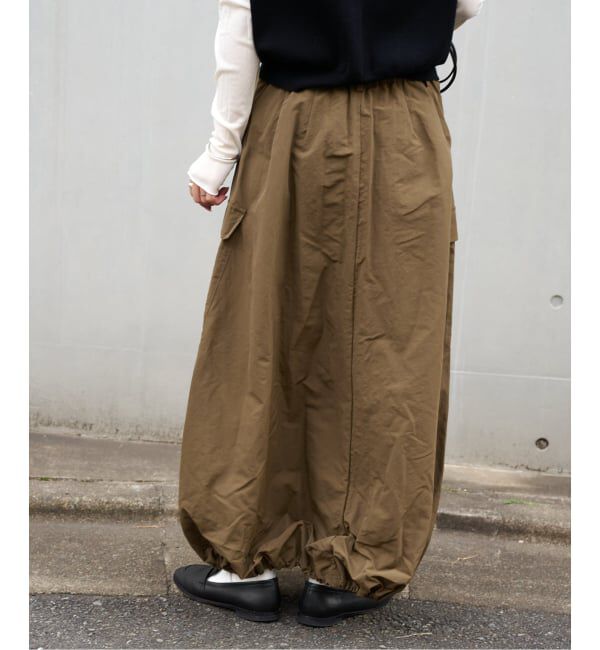 OUTDOOR PRODUCTS Usual Things「WEB・横浜店限定カラーあり ドロストバルーンカーゴスカート」|スカート|