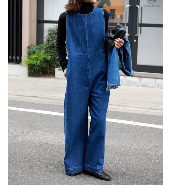 OUTDOOR PRODUCTS Usual Things「≪予約 追加≫ ULT デニムバックVネックオールインワン」|オールインワン|