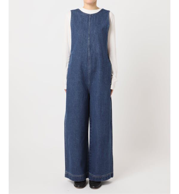 OUTDOOR PRODUCTS Usual Things「≪予約 追加≫ ULT デニムバックVネックオールインワン」|オールインワン|