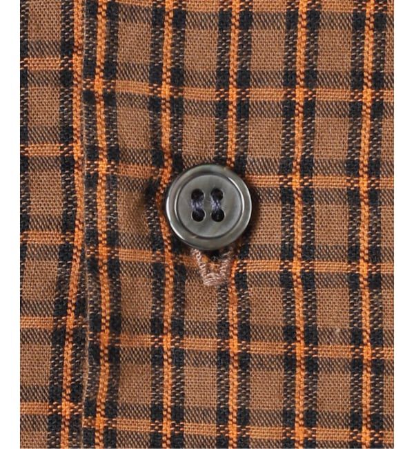 OUTDOOR PRODUCTS Usual Things「≪予約≫コットンサッカーチェックワイドシャツ セットアップ対応」|シャツ・ブラウス|