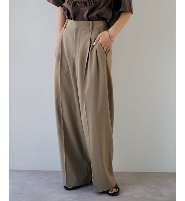 OUTDOOR PRODUCTS Usual Things「≪予約≫弱撥水 トロピカルタックスラックス」|スラックス|