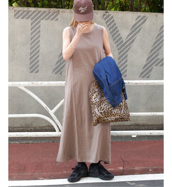 OUTDOOR PRODUCTS Usual Things「≪予約≫スラブテンジクフレアノースリワンピース」|ワンピース|