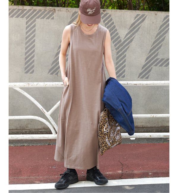 OUTDOOR PRODUCTS Usual Things「≪予約≫スラブテンジクフレアノースリワンピース」|ワンピース|