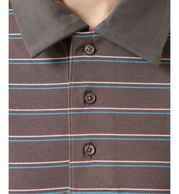 OUTDOOR PRODUCTS Usual Things「≪予約≫ボーダーポロシャツワイドワンピース」|ワンピース|