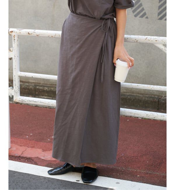 OUTDOOR PRODUCTS Usual Things「≪予約≫スラブテンジクラップスカート」|スカート|