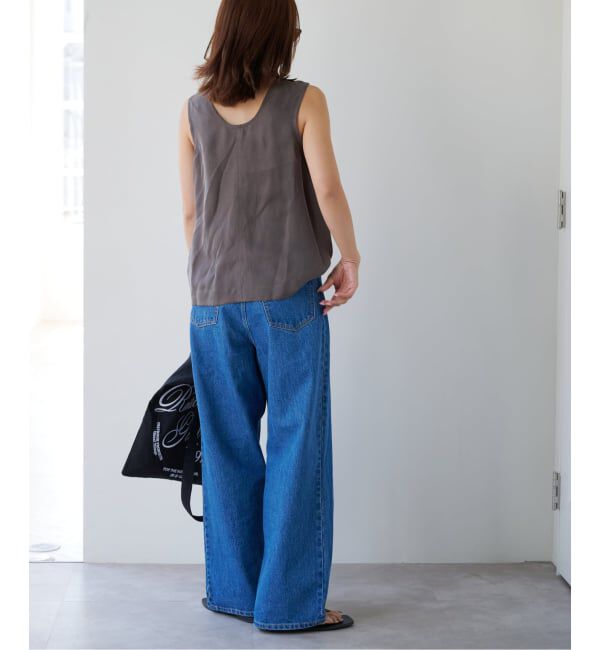 OUTDOOR PRODUCTS Usual Things「≪予約≫キュプラノースリーブブラウス セットアップ対応」|シャツ・ブラウス|