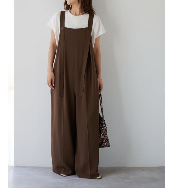 OUTDOOR PRODUCTS Usual Things「≪予約 追加≫ポリエステルノットディテールサロペット」|オールインワン|