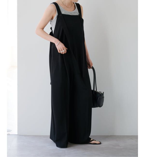 OUTDOOR PRODUCTS Usual Things「≪予約 追加≫ポリエステルノットディテールサロペット」|オールインワン|