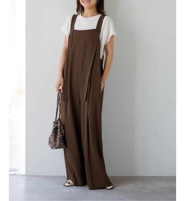 OUTDOOR PRODUCTS Usual Things「≪予約 追加≫ポリエステルノットディテールサロペット」|オールインワン|