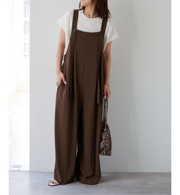 OUTDOOR PRODUCTS Usual Things「≪予約 追加≫ポリエステルノットディテールサロペット」|オールインワン|