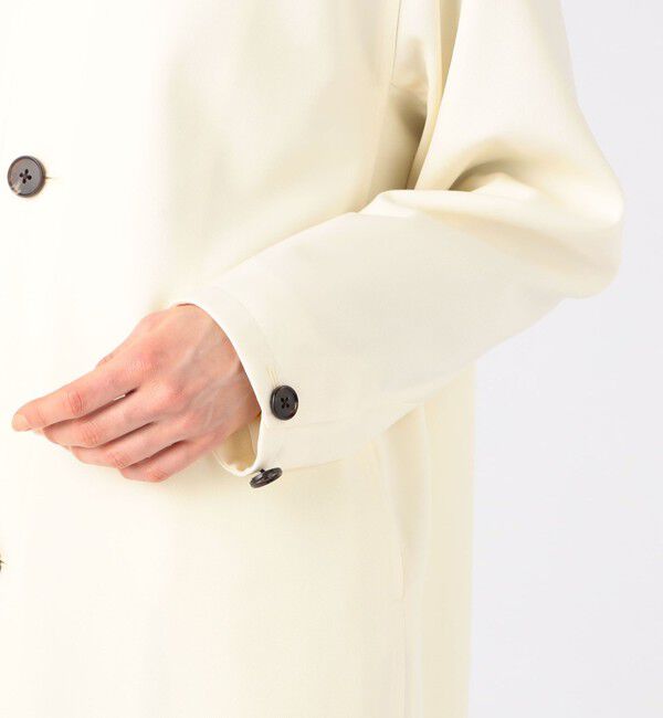 CABaN「ウールギャバジン スタンドカラーコート」|ステンカラーコート|