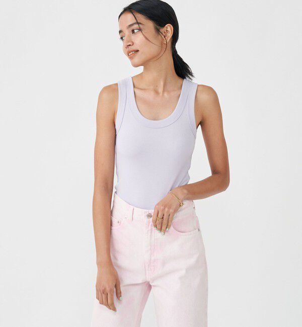 MACPHEE「シルキージャージー タンクトップ」|タンクトップ|