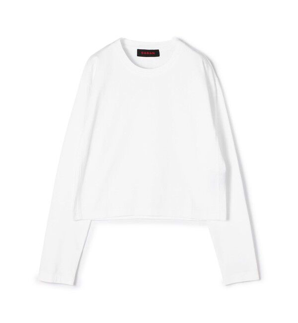 CABaN「ドライスビンコットン ロングスリーブTシャツ」|Tシャツ・カットソー|11 ホワイト