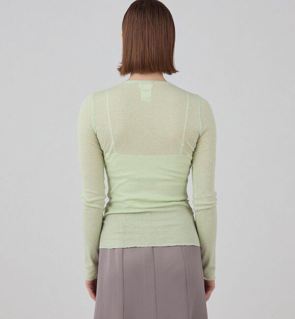 Ballsey「コットンシルクリブ クルーネックプルオーバー」|Tシャツ・カットソー|