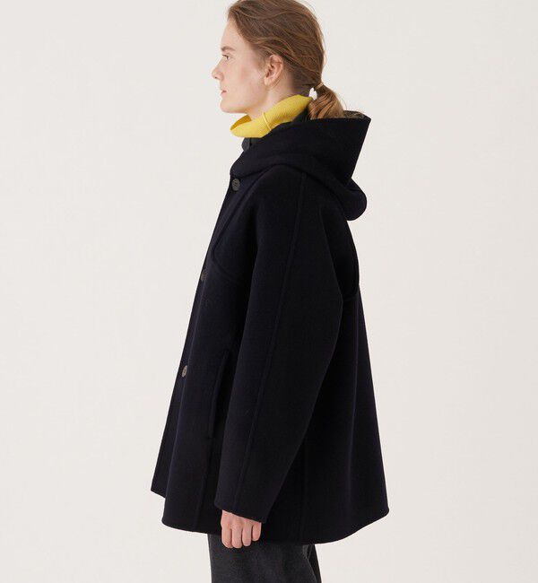 GALERIE VIE「ウールカシミヤダブルフェイス フーデットコート」|その他|