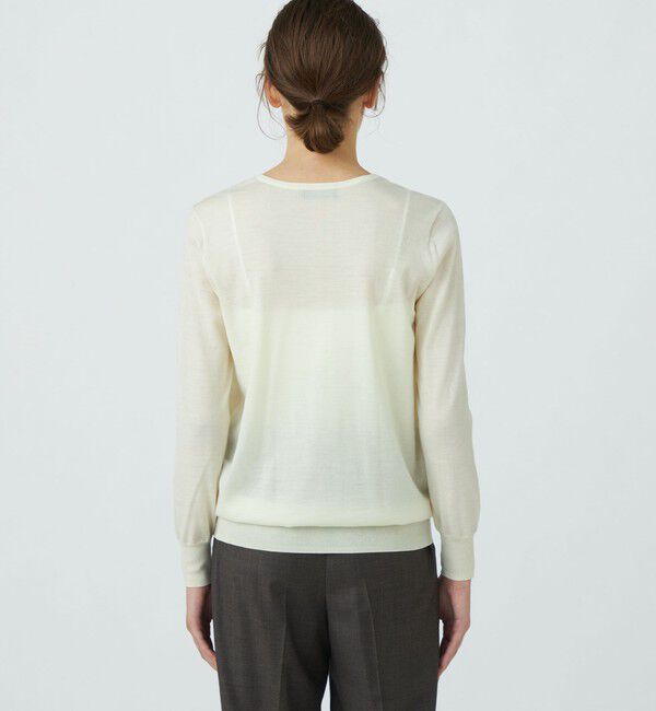 TOMORROWLAND collection「エクストラファインウール Vネックプルオーバー」|ニット・セーター|