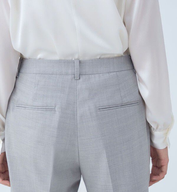 TOMORROWLAND collection「シャイニーピンヘッド ペンシルパンツ」|スラックス|