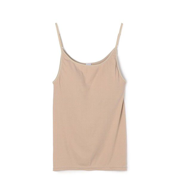 TOMORROWLAND HOME「コットンフライス カップ付きキャミソール」|キャミソール|43 ベージュ