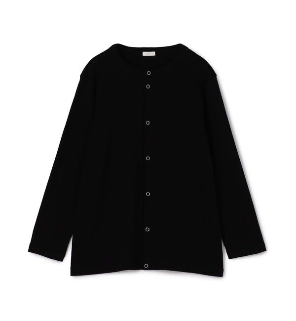 GALERIE VIE「ソフトジャージーリブ クルーネックカーディガン」|カーディガン|19 ブラック
