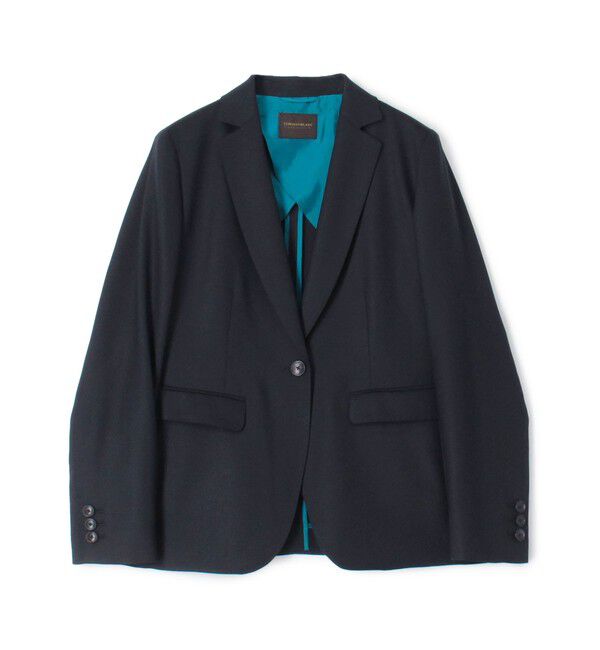 TOMORROWLAND collection「シャイニーピンヘッド シングル1Bジャケット」|テーラードジャケット|69 ネイビー