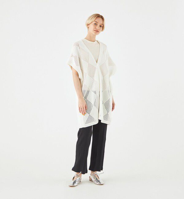 MACPHEE「 ニードルリブ ストレートパンツ」|その他|