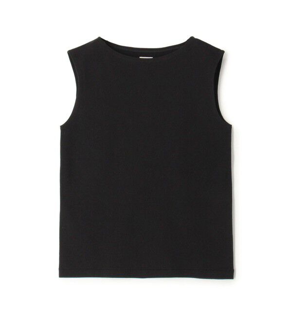 GALERIE VIE「ソフトジャージーリブ ノースリーブプルオーバー」|タンクトップ|19 ブラック