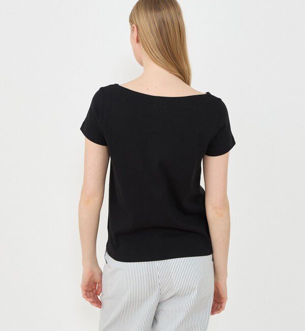 GALERIE VIE「ソフトジャージーリブ ハーフスリーブカットソー」|Tシャツ・カットソー|