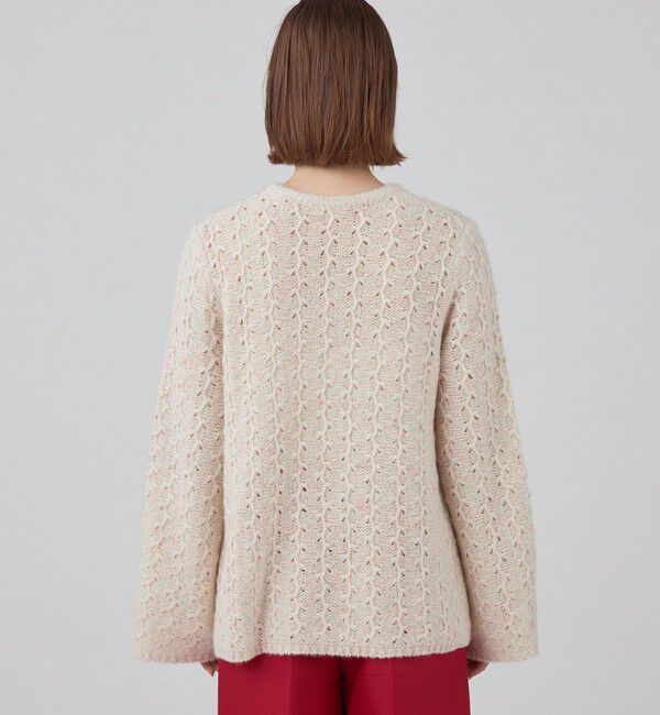 Ballsey「Cashmere Collection フレアスリーブプルオーバー」|ニット・セーター|