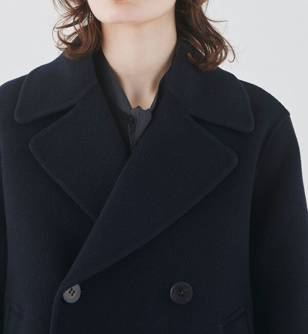 GALERIE VIE「ウールカシミヤダブルフェイス Pコート」|ピーコート|