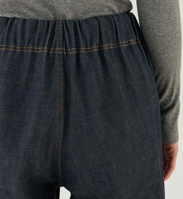 GALERIE VIE「リジットデニム ワイドイージーパンツ」|デニム|